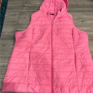 Torrid Bright Pink Quilted Vest